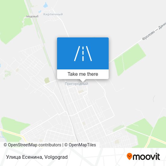 Улица Есенина map