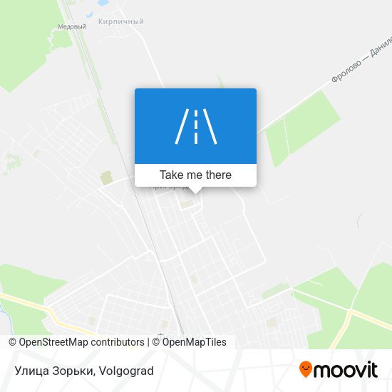 Улица Зорьки map