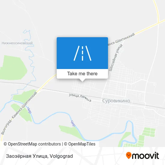 Заозёрная Улица map