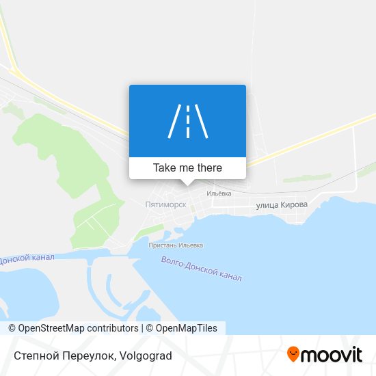 Степной Переулок map