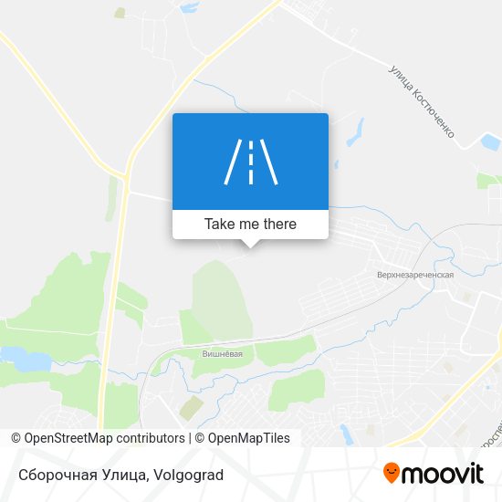 Сборочная Улица map