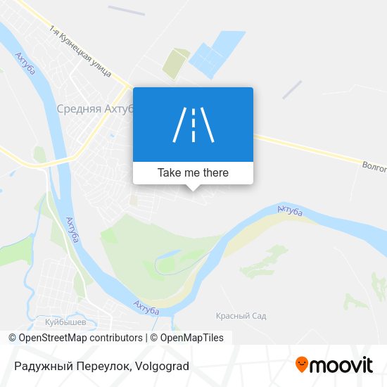 Радужный Переулок map