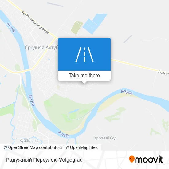 Радужный Переулок map