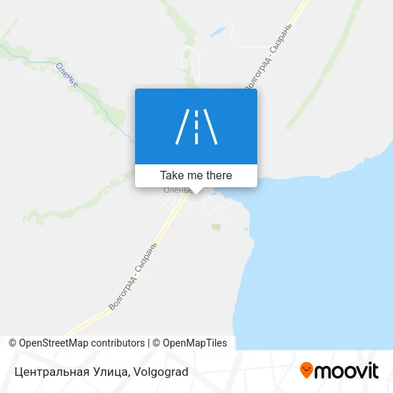 Центральная Улица map