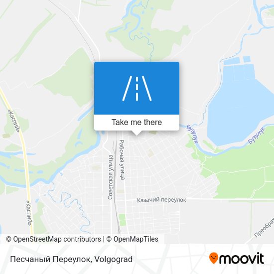 Песчаный Переулок map