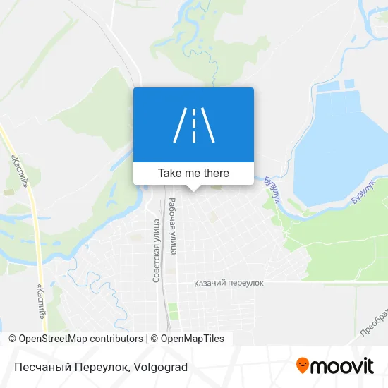 Песчаный Переулок map