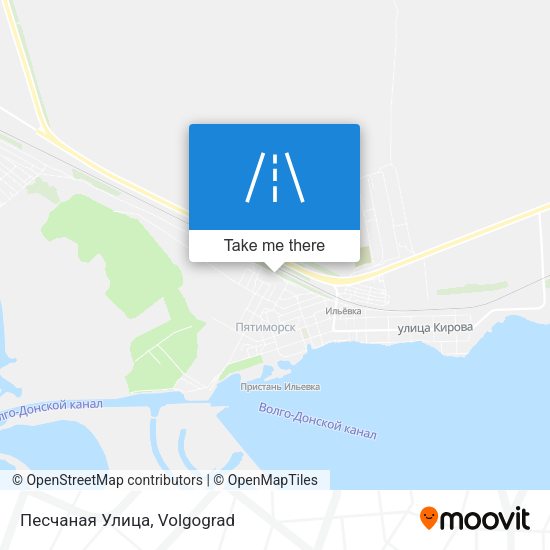 Песчаная Улица map
