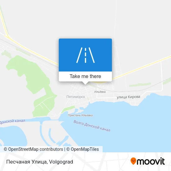 Песчаная Улица map