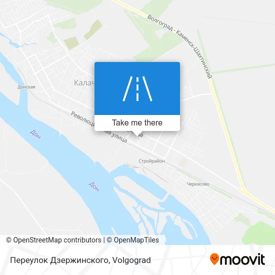Переулок Дзержинского map