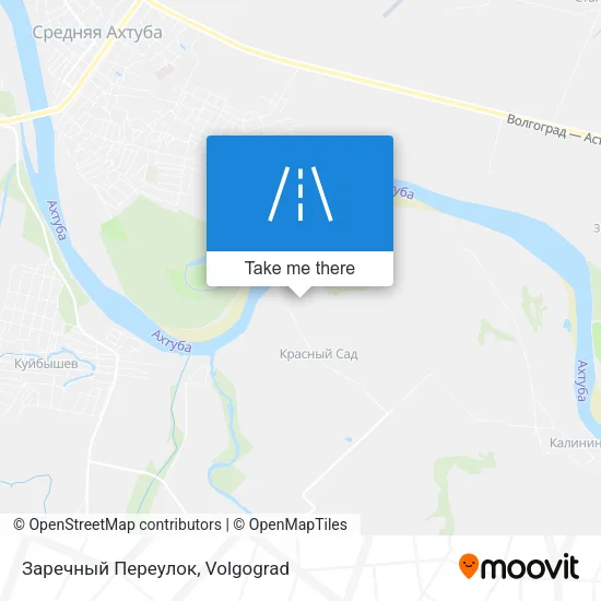 Заречный Переулок map