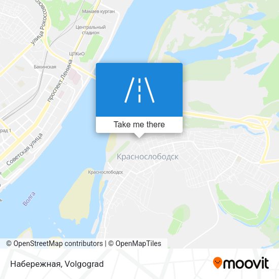 Набережная map