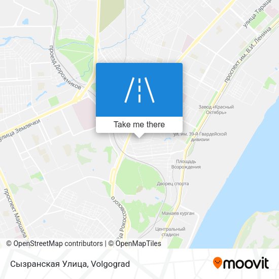 Сызранская Улица map