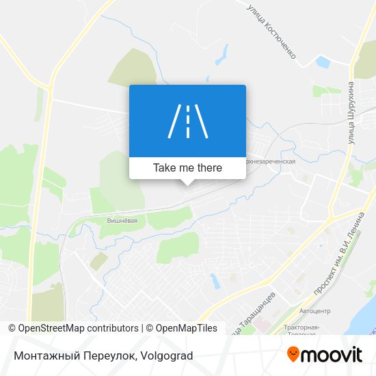 Монтажный Переулок map