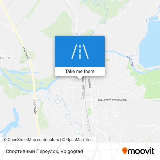 Спортивный Переулок map