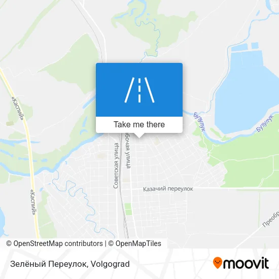 Зелёный Переулок map