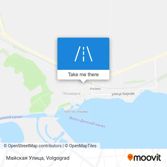 Майская Улица map