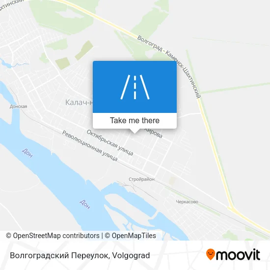 Волгоградский Переулок map