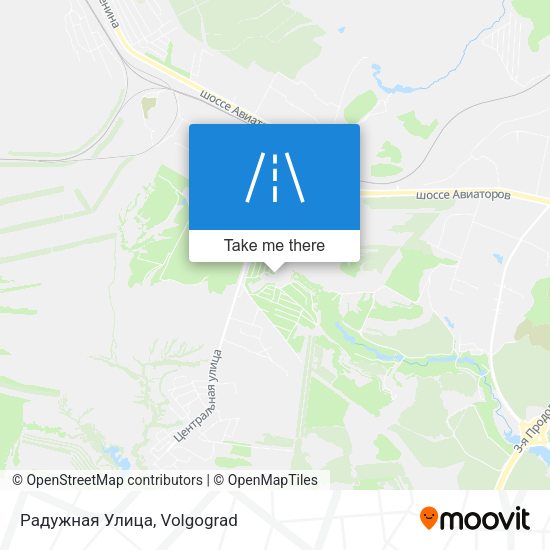Радужная Улица map