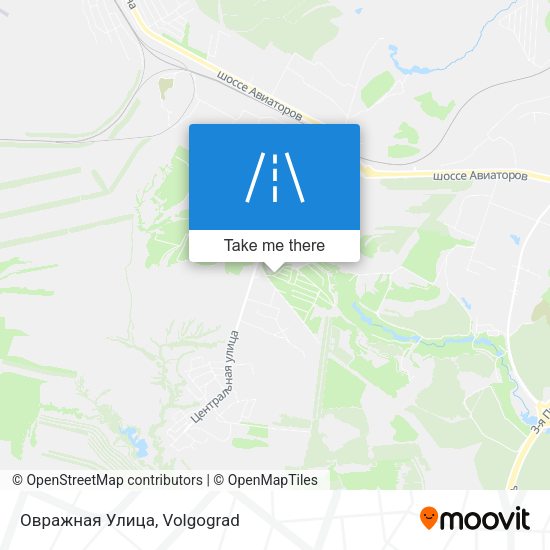 Овражная Улица map