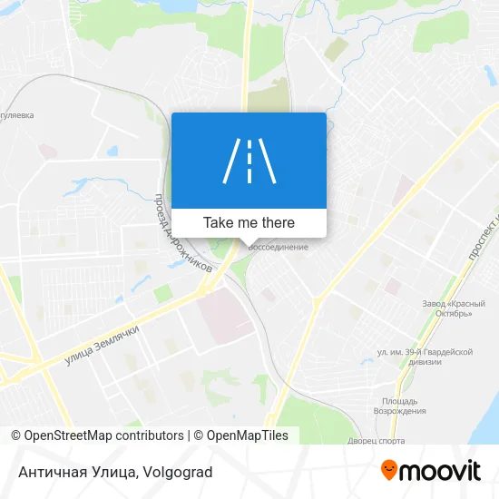 Античная Улица map
