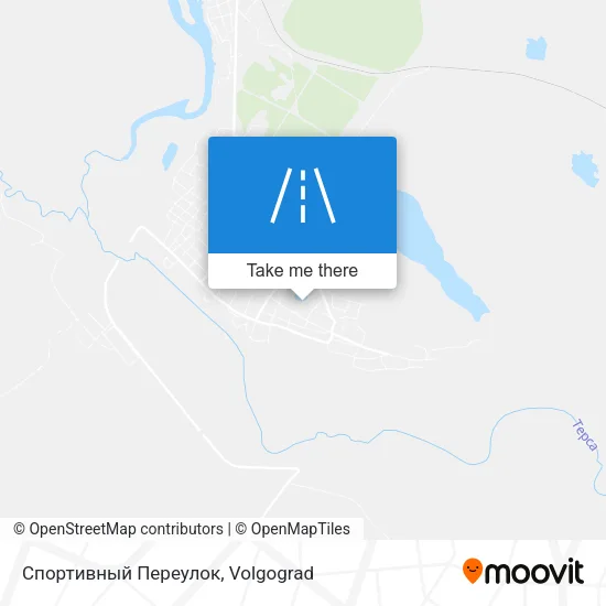 Спортивный Переулок map