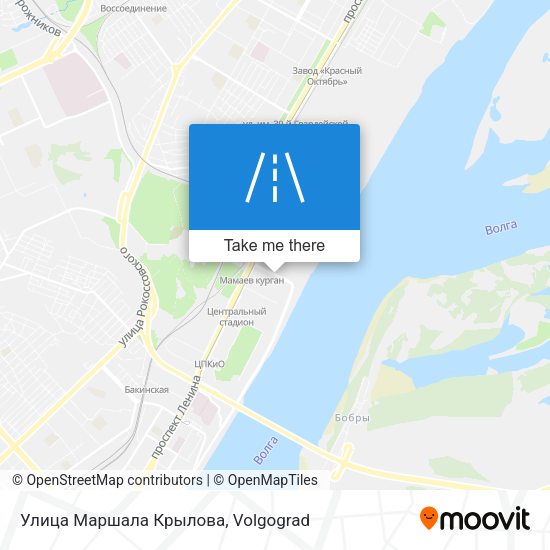 Улица Маршала Крылова map