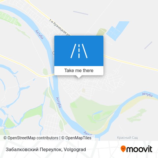Забалковский Переулок map