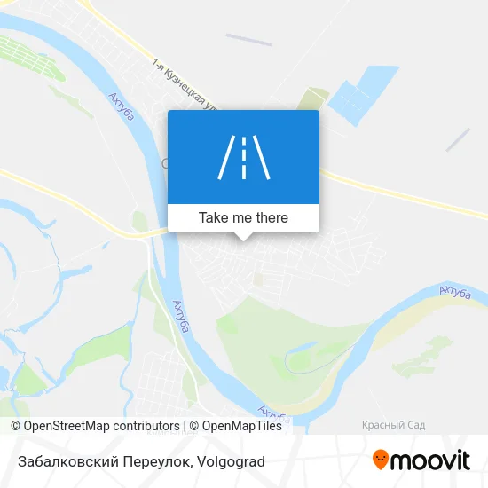 Забалковский Переулок map