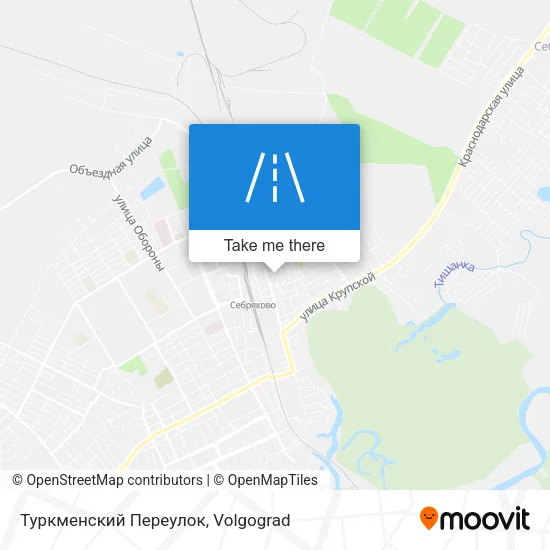 Туркменский Переулок map