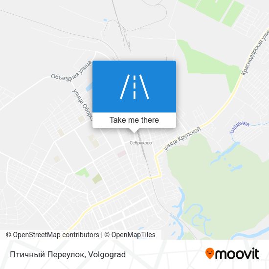 Птичный Переулок map