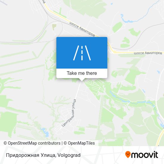 Придорожная Улица map
