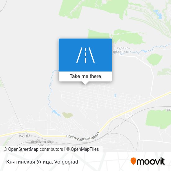 Княгинская Улица map