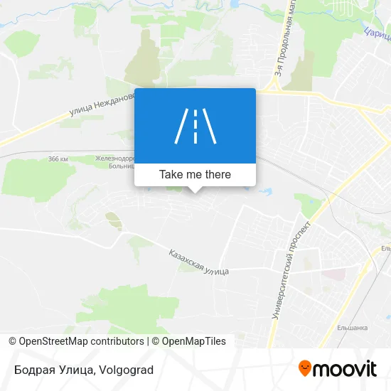 Бодрая Улица map