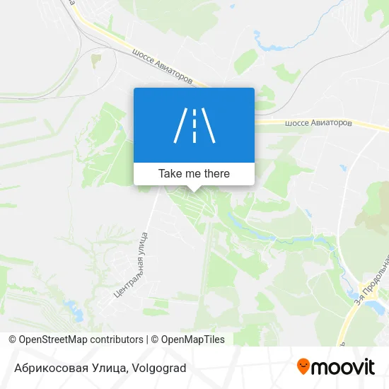 Абрикосовая Улица map
