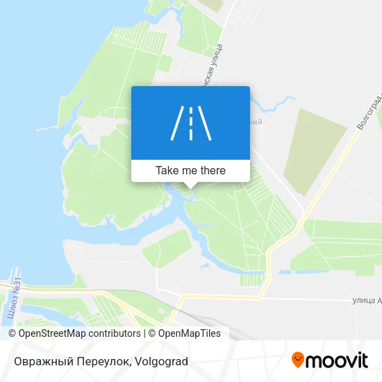 Овражный Переулок map
