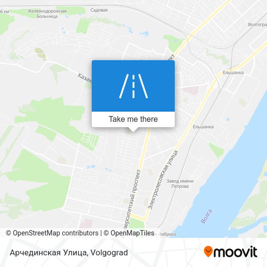 Арчединская Улица map