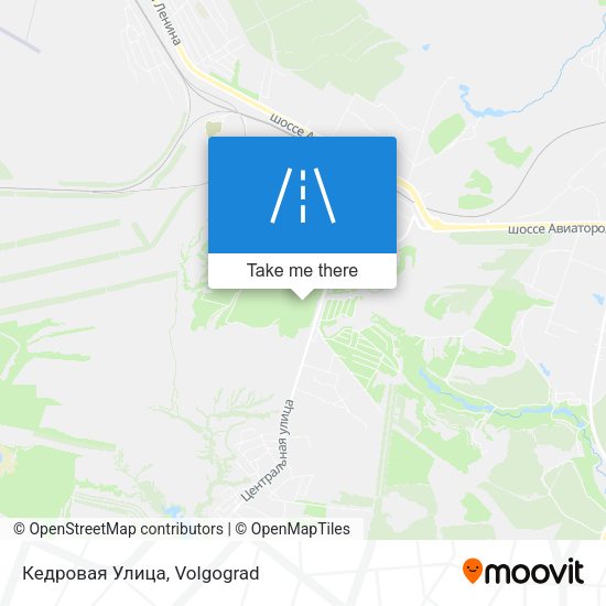 Кедровая Улица map