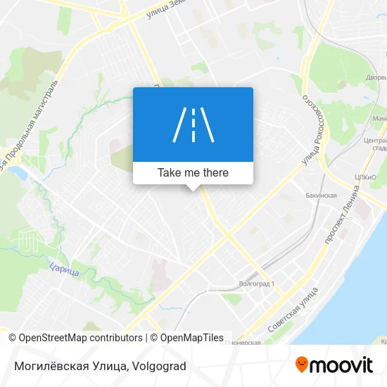 Могилёвская Улица map