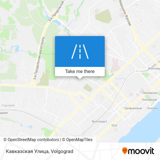 Кавказская Улица map
