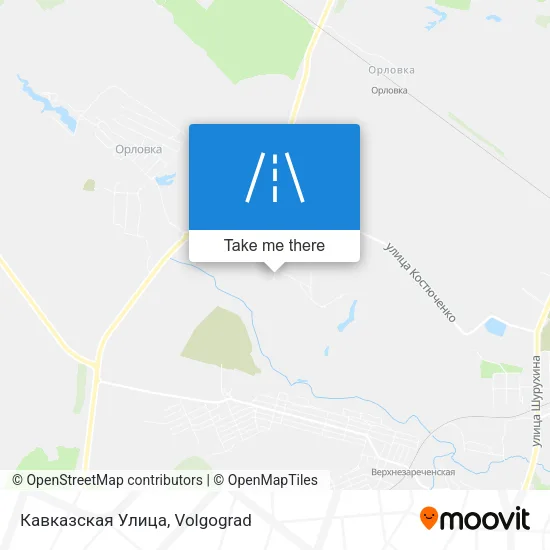 Кавказская Улица map