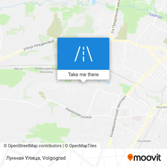 Лунная Улица map