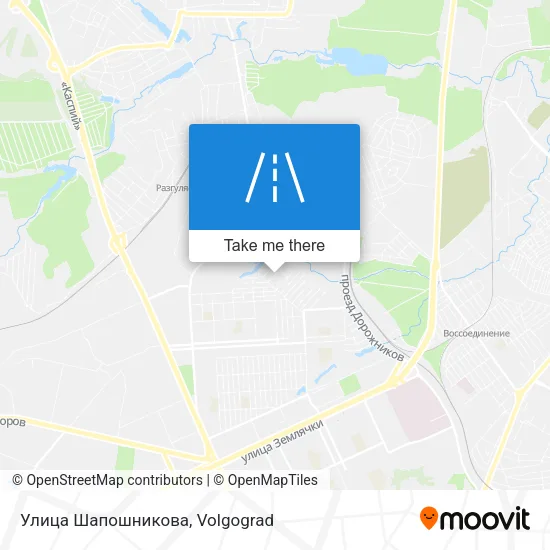 Улица Шапошникова map