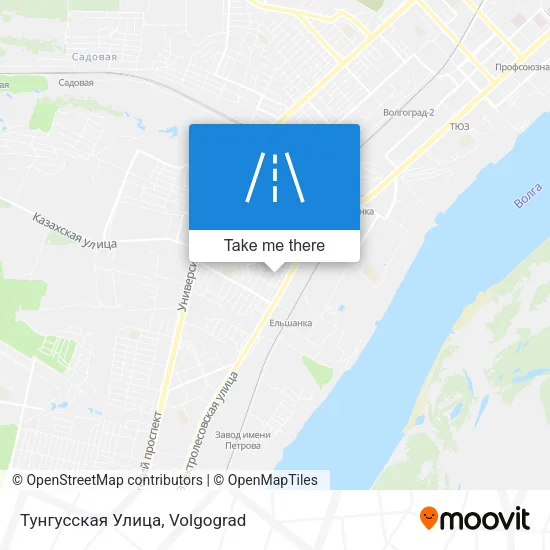 Тунгусская Улица map