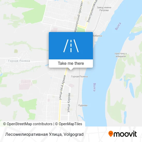 Лесомелиоративная Улица map