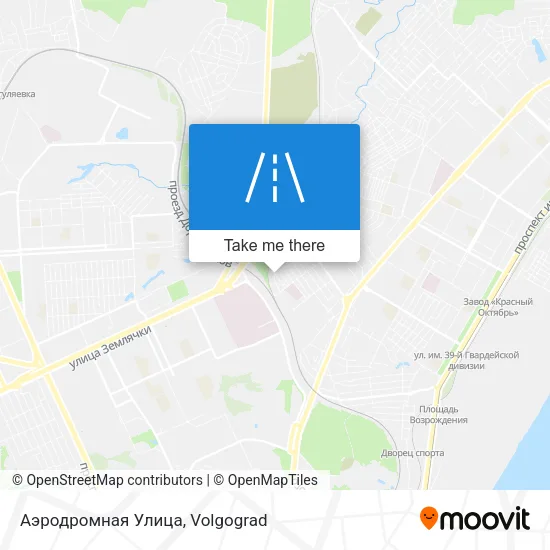 Аэродромная Улица map