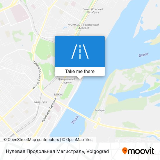 Нулевая Продольная Магистраль map