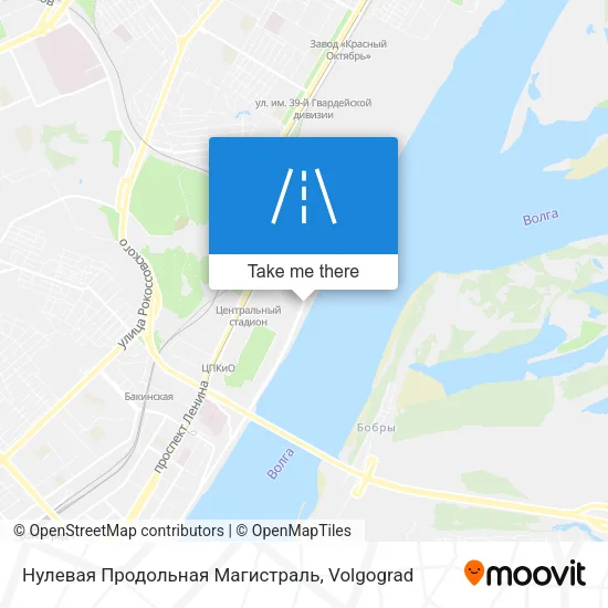Нулевая Продольная Магистраль map