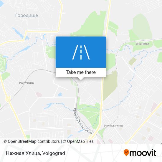 Нежная Улица map