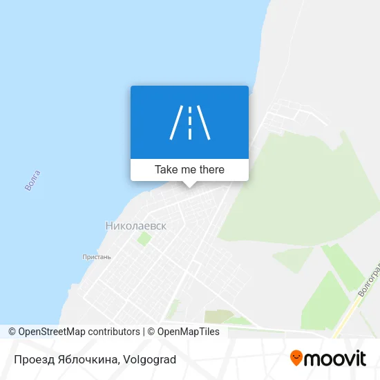 Проезд Яблочкина map