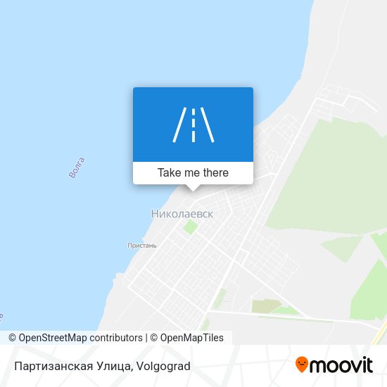 Партизанская Улица map